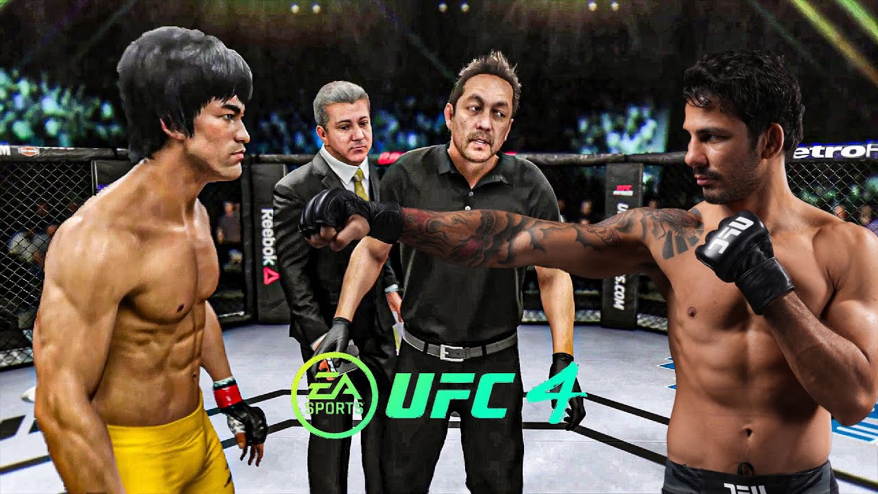 Брюс Ли против Александра Пантохи EA Sports UFC 4 Бойцовский клуб Брюса Ли 🔥🐲