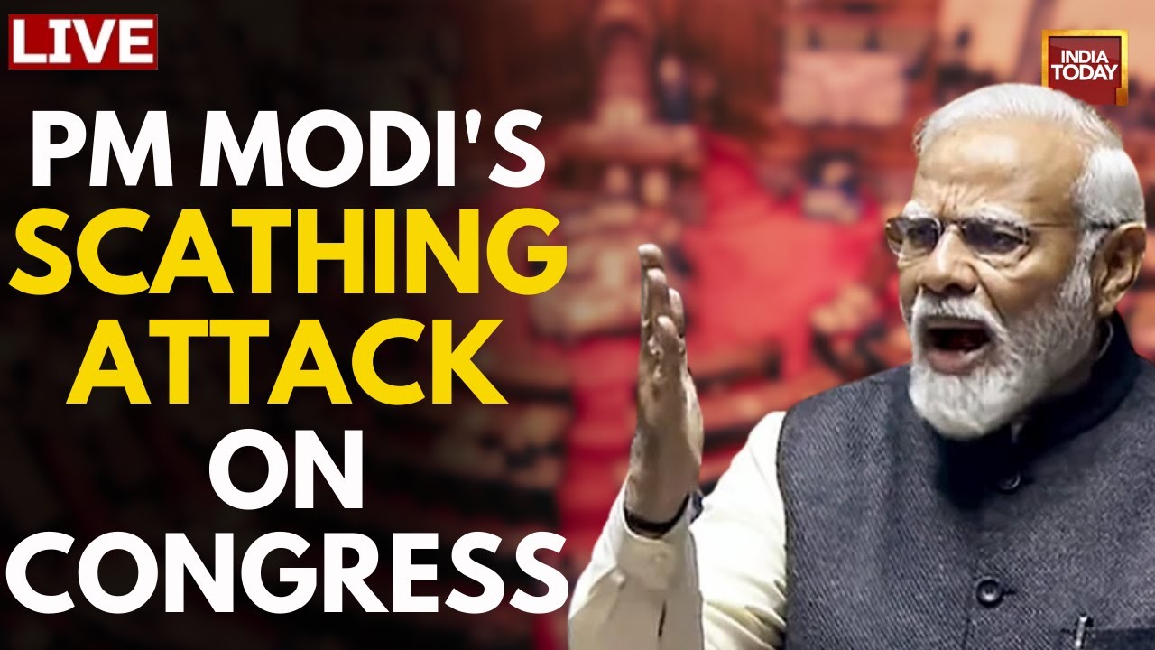 PM Modi Speech LIVE | PM Modi Parliament Speech LIVE | PM Modi Rajya Sabha Speech LIVE | India Today