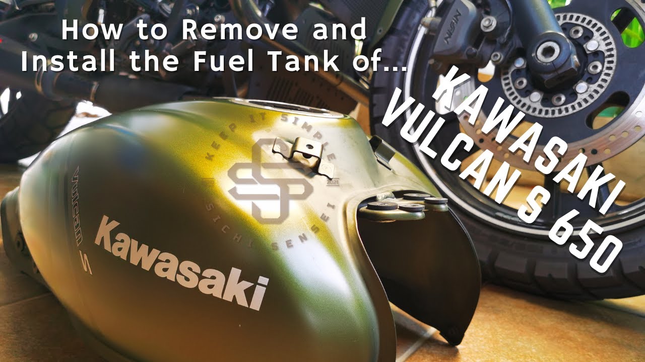 How to Remove and Install the Fuel Tank for Kawasaki Vulcan S