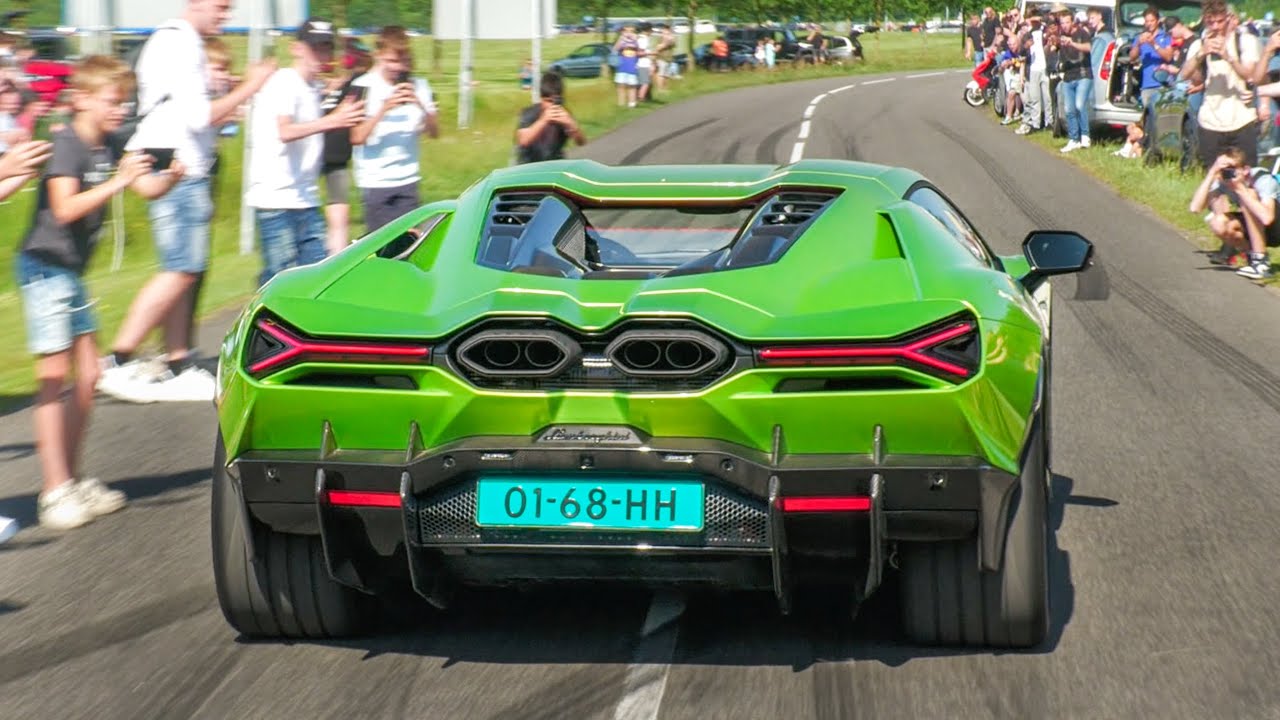 Supercars Accelerating, BURNOUTS! Revuelto, 1060HP Turbo S, BMW M, F12 N-Largo S, GT2 RS, SVJ..
