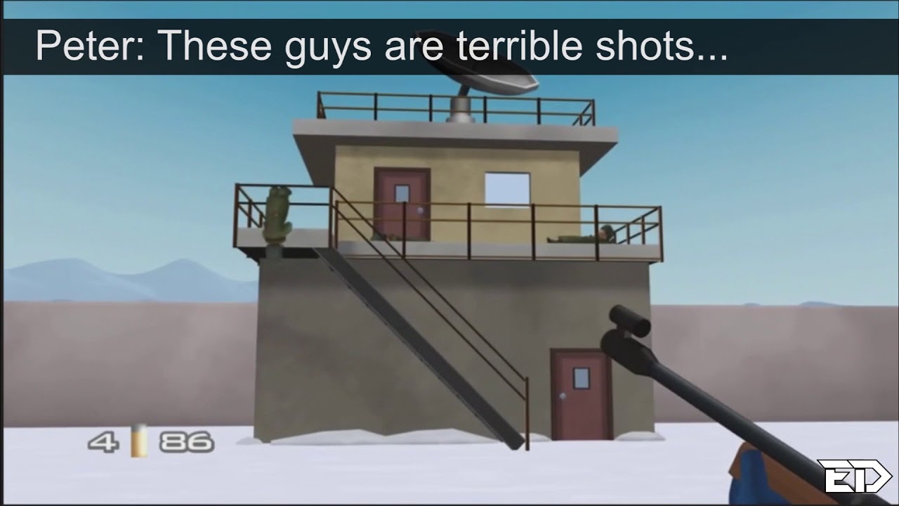 Family Guy - Goldeneye (Edited with N64 Sound Effects)