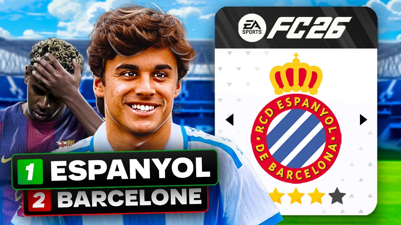 J’AI RECONSTRUIT L'ESPANYOL BARCELONE SUR FC 26, POUR DEVENIR MEILLEUR QUE LE FC BARCELONE !