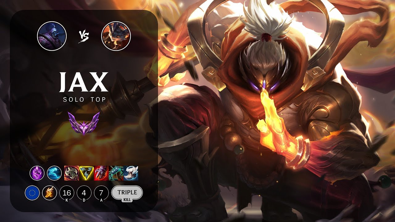 Jax Top vs Rumble - EUW Master Patch 14.5