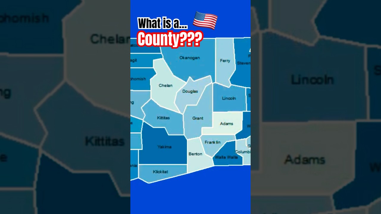 🇺🇸 American County Meaning #americangovernment #government #usacounty #county #geopolitics