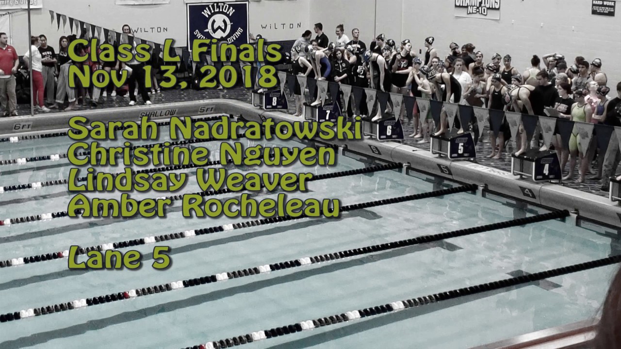 Newington Girls Swimming 400 Free Relay Record