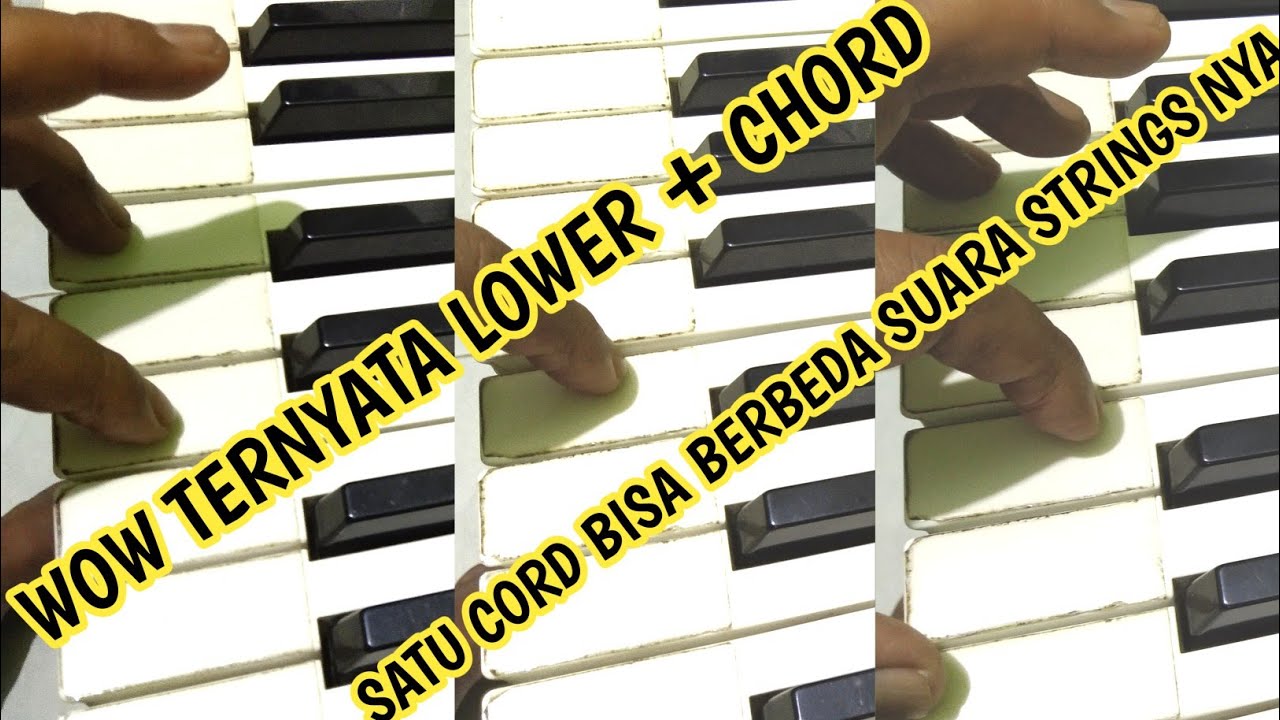 Explanation of the + lower chord on the pa600 pa300 and pa700 korg