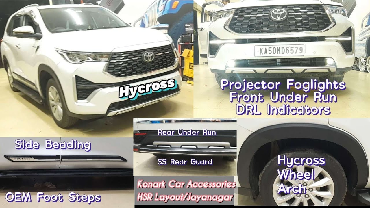 Innova Hycross wholesale accessories in Bangalore | Konark Car Accessories (HSR Layout) 📞9845049211