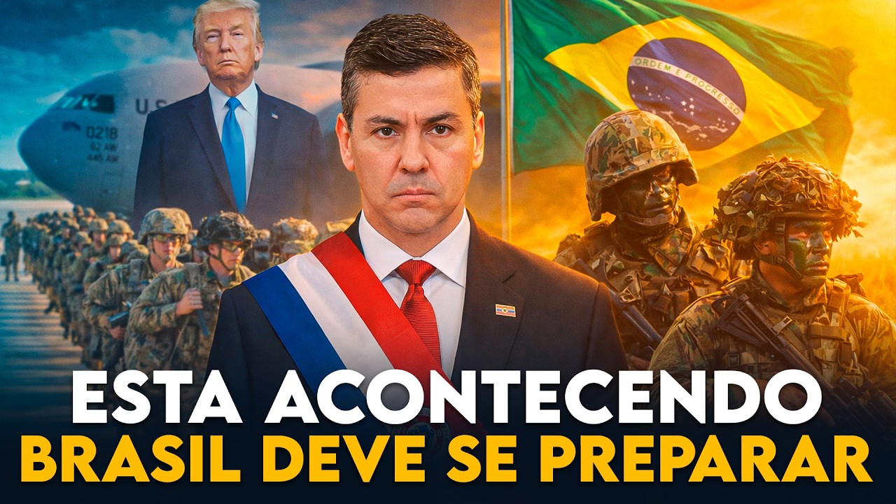 BRASIL CERCADO: Paraguai autoriza DESEMBARQUE de TROPAS AMERICANAS