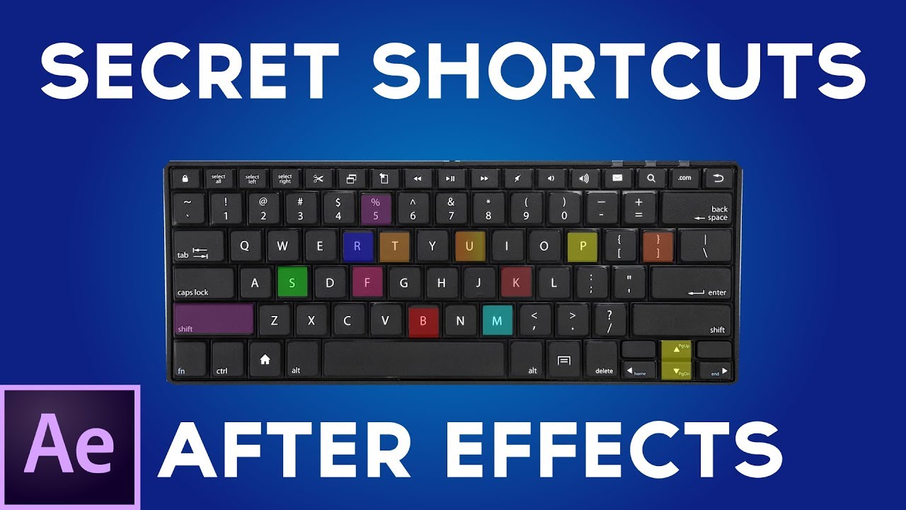After Effects Shortcut Keys -Basic Tutorial in Hindi