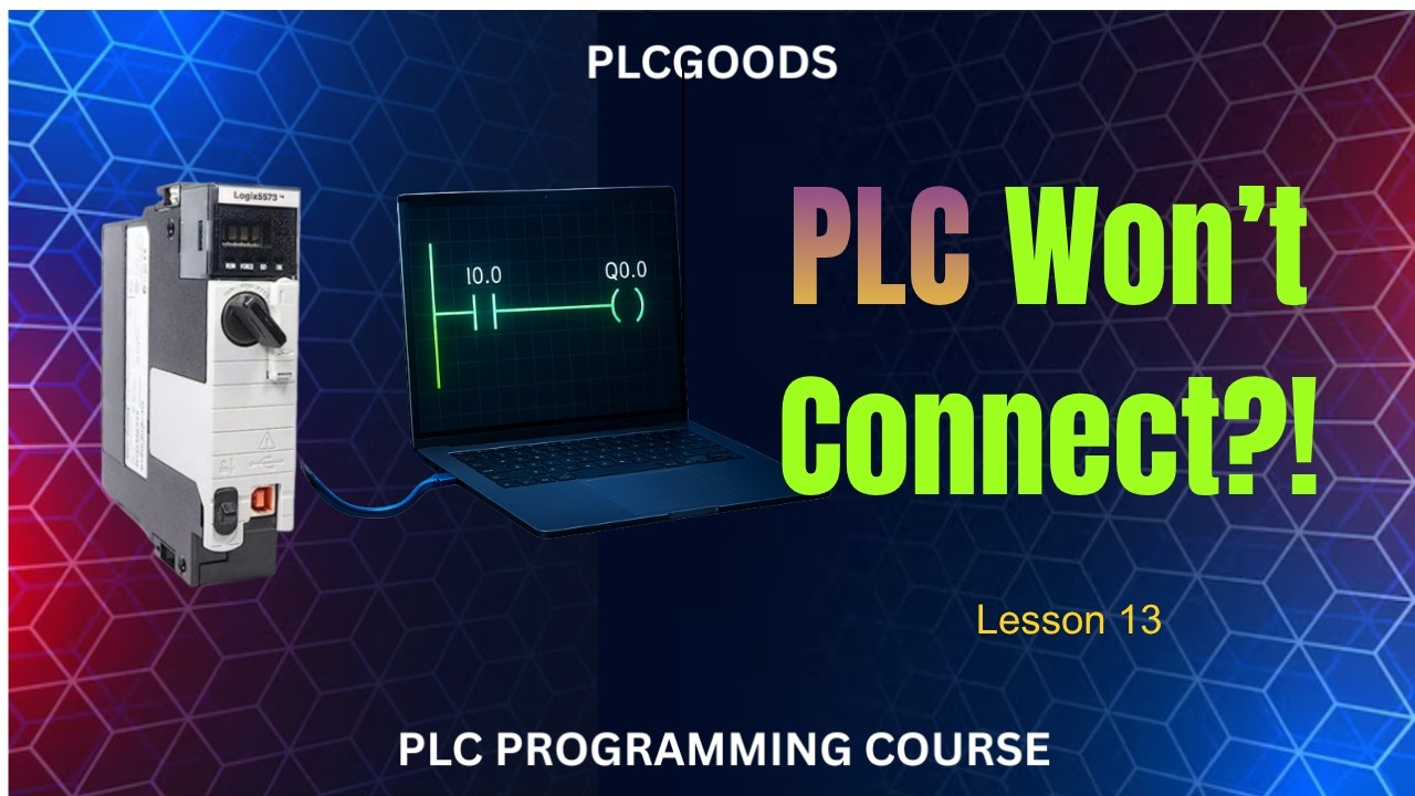 RSLogix 5000 Tutorial | Connect PLC via Serial & Ethernet  | Lesson 13