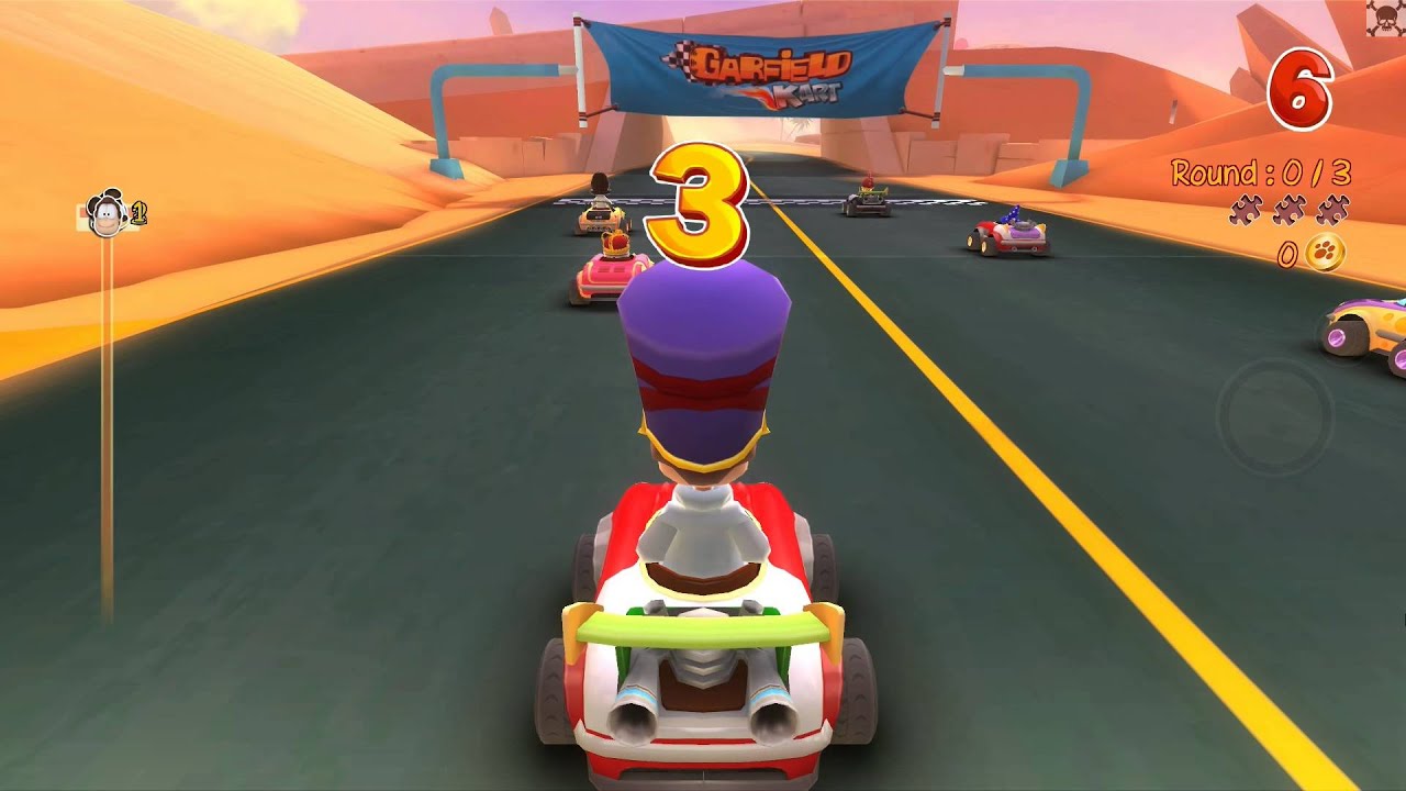 Garfield Kart gameplay PC 1080p