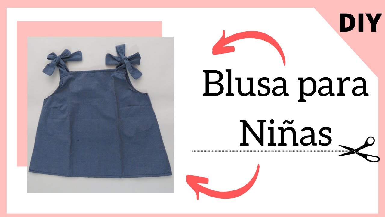 Como hacer una Blusa para niñas paso a paso🤗 |BeruzkaDms 💜