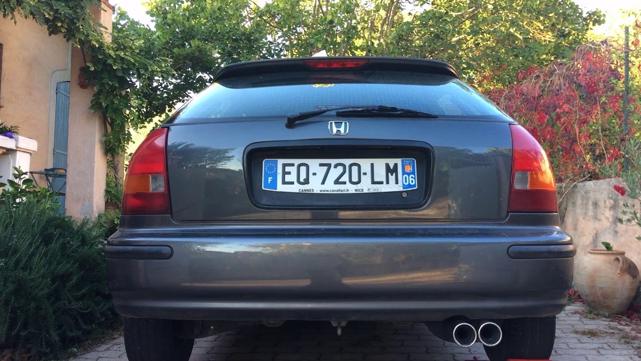 Honda Civic EJ9 1.4s Stock Exhaust VS Supersprint