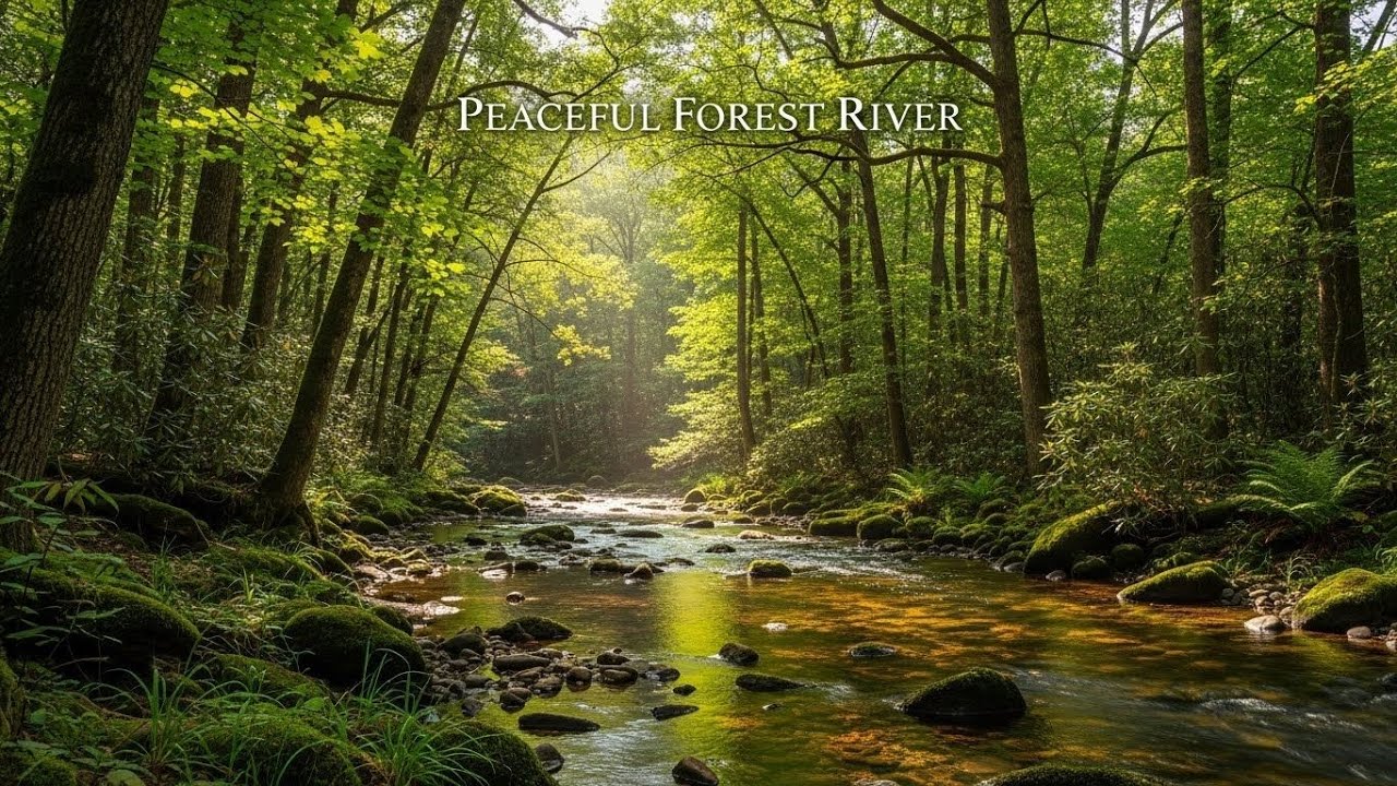 Forest River Ambience 🌿🌊 Soothing Water and Nature Sounds for Deep Sleep #2443