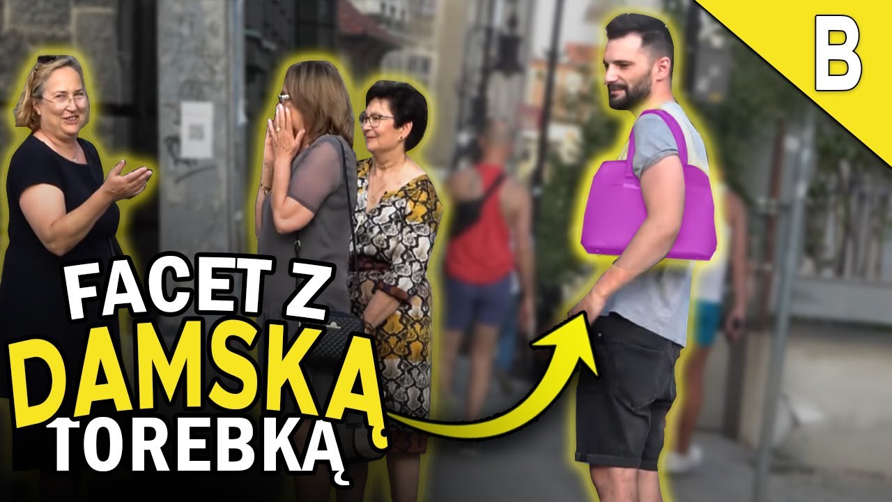 FACET Z DAMSKĄ TOREBKĄ
