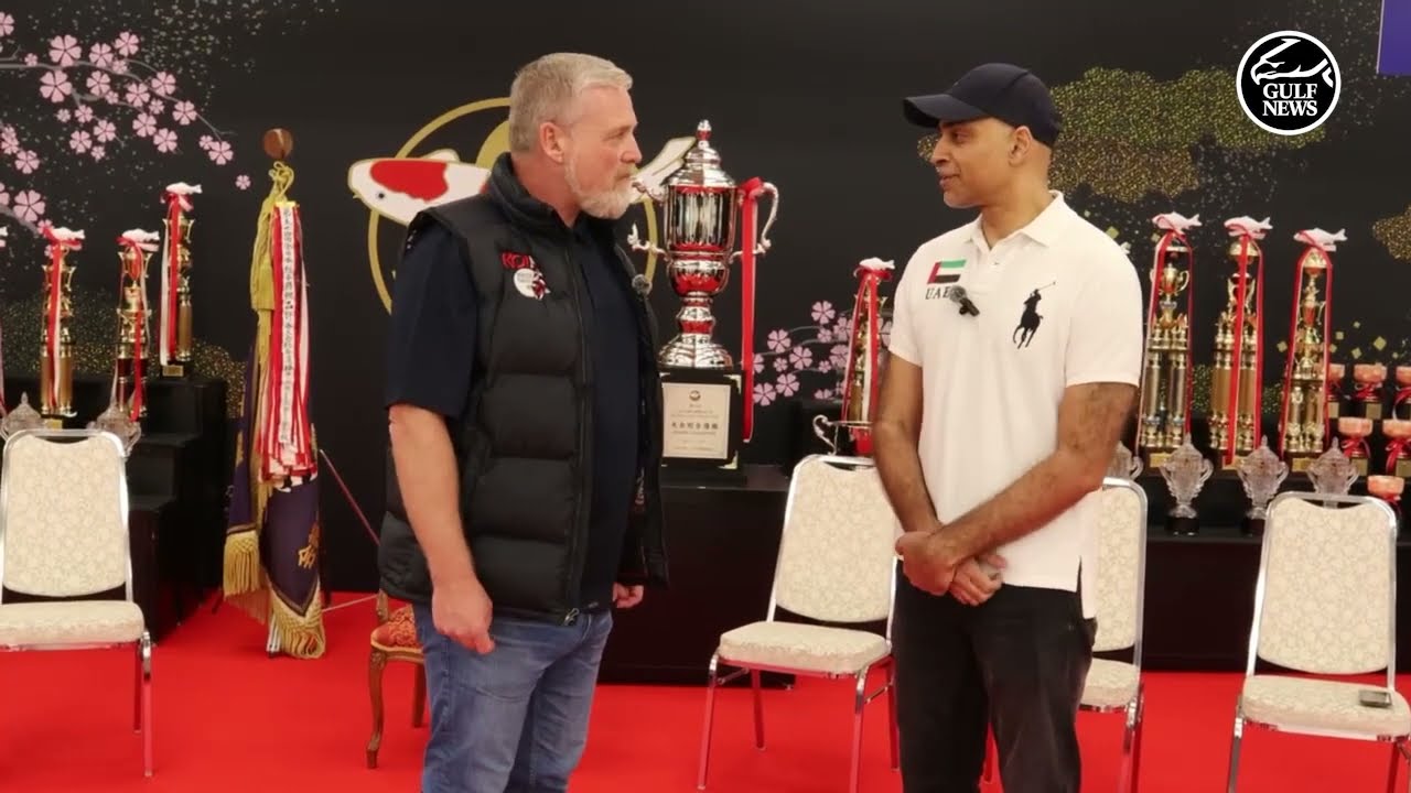 Dr Haider Al Yousuf, Emirati doctor and hobbyist Koi fishkeeper