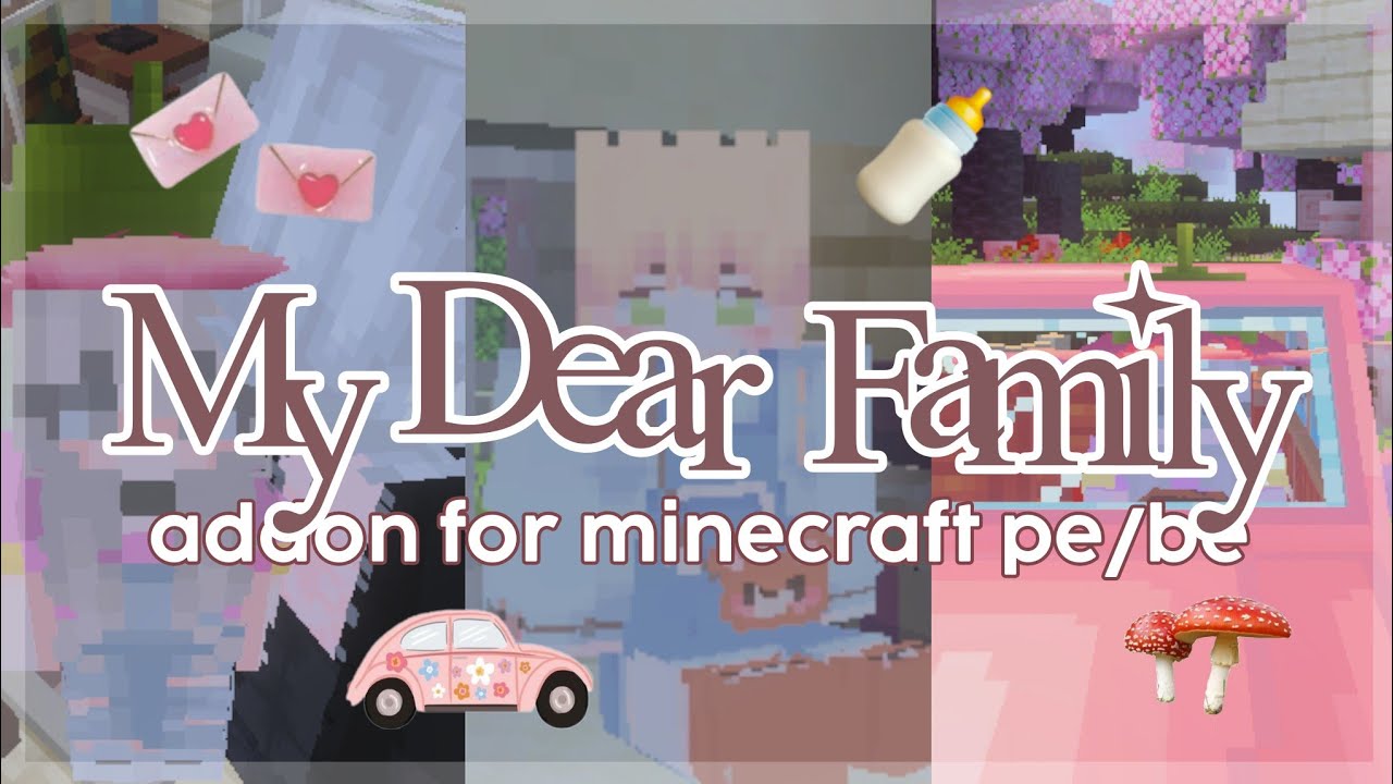 👨‍👩‍👧‍👦 My Dear Family Addon • Babies & Husband (1.21+) ♡