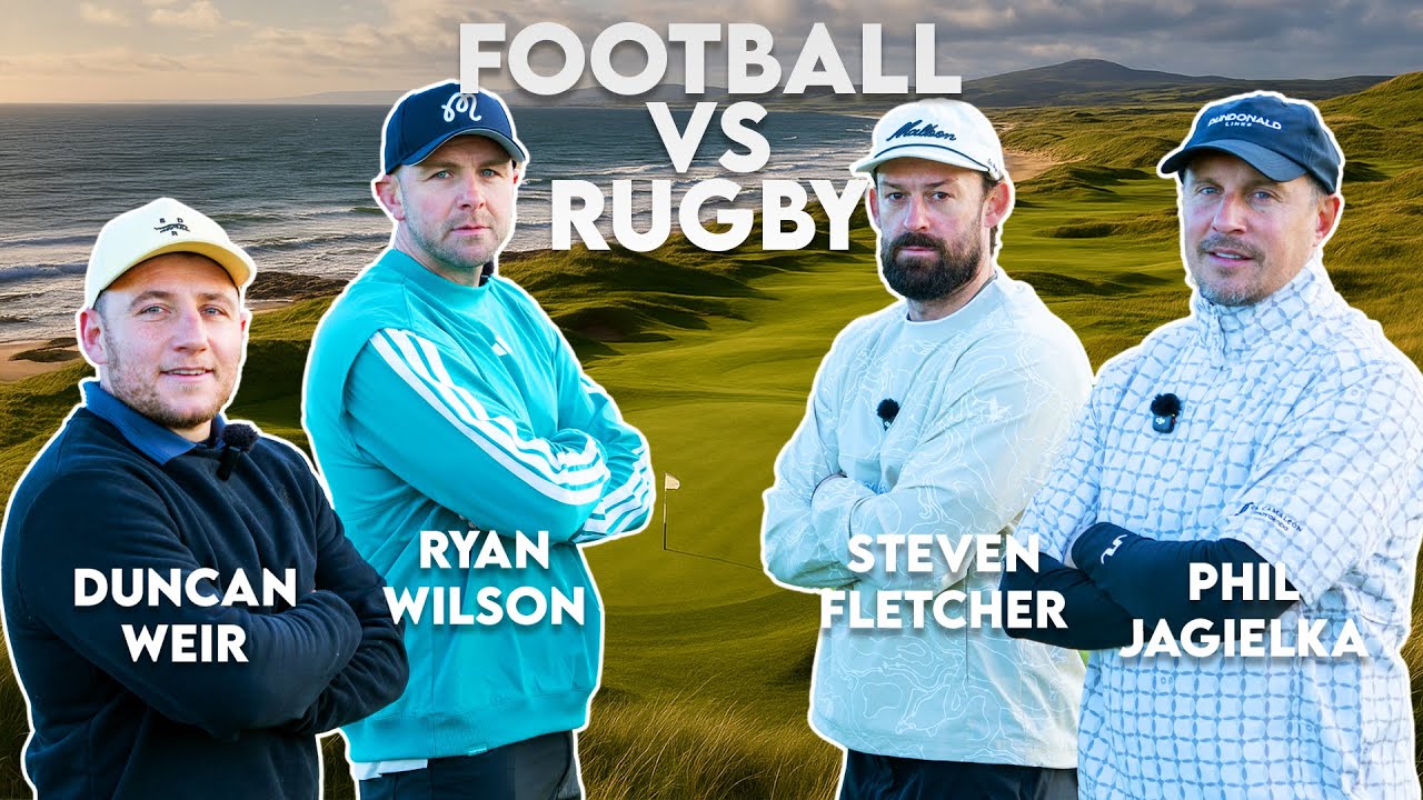 Phil Jagielka & Steven Fletcher VS Scottish Rugby LEGENDS Ryan Wilson & Duncan Weir