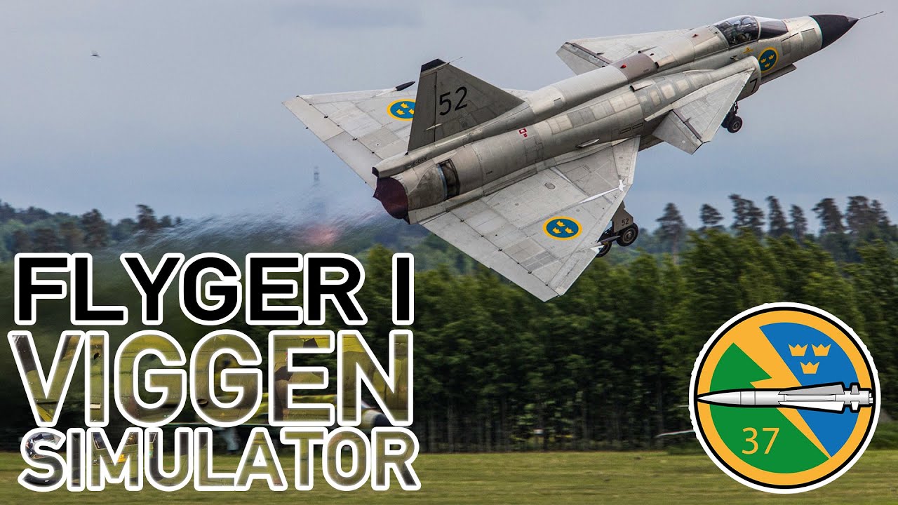 Från DCS till Förarkabin: Flyger i realistisk Viggen-simulator