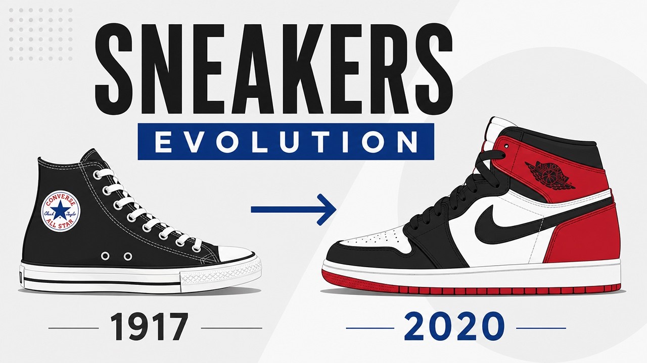 The Visual History of Sneakers | Animation