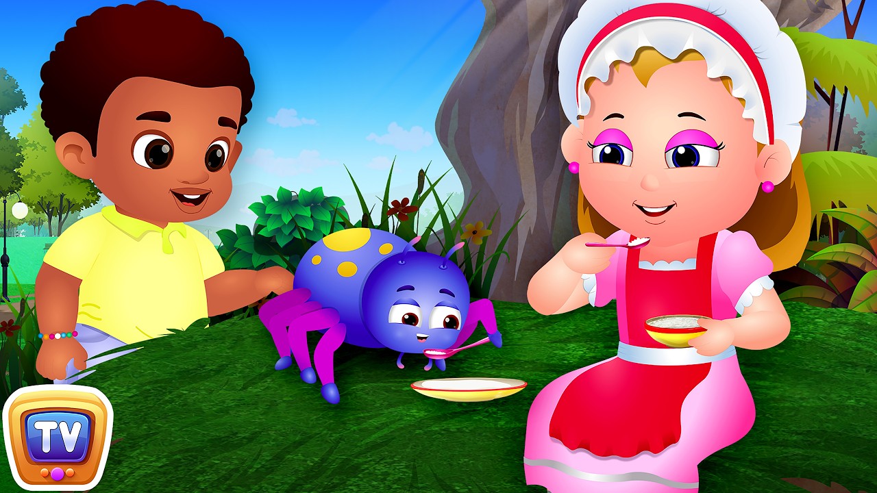 Little Miss Muffet Nursery Rhyme - Kids Songs and Learning Videos - ChuChu TV Classics