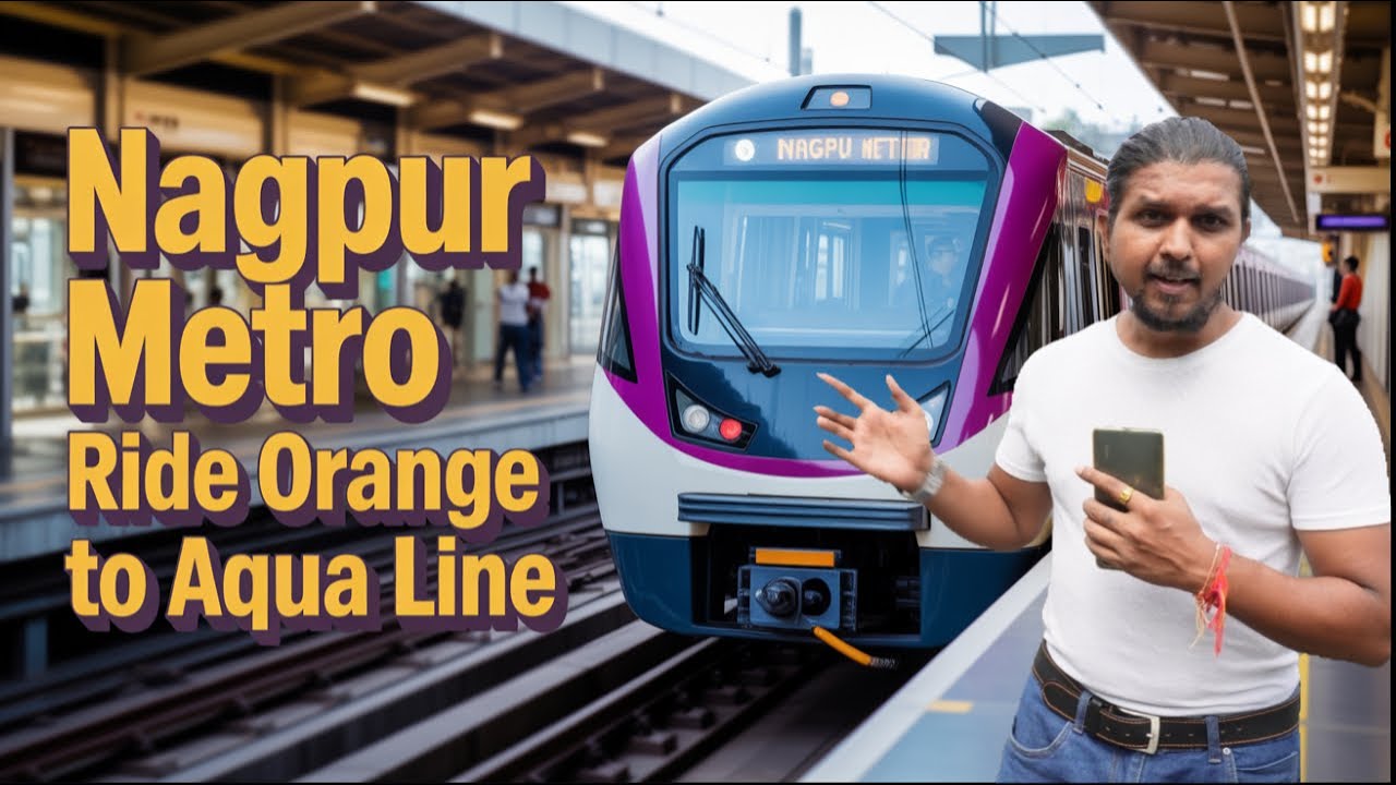 नागपुर Metro🚇 Inside View 🔥 Orange Line Vs Aqua Line &ndash; कौनसी Best Hai?