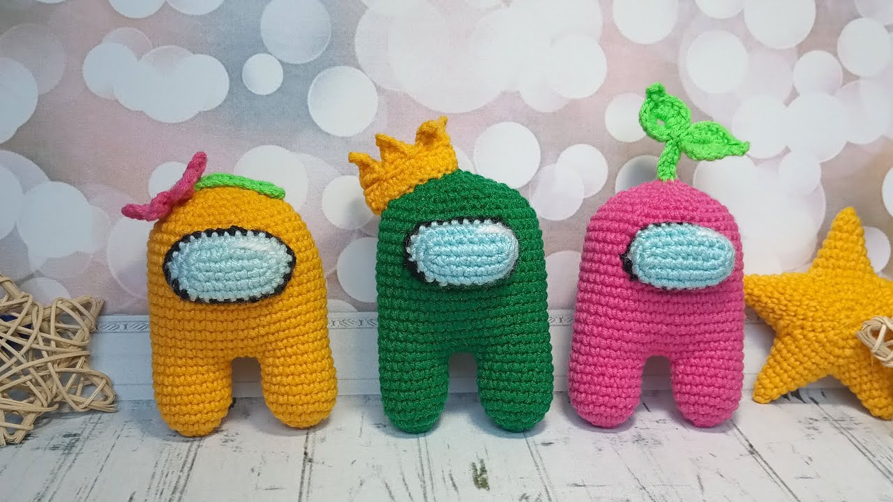 Crochet toy Among us Impostor amigurumi