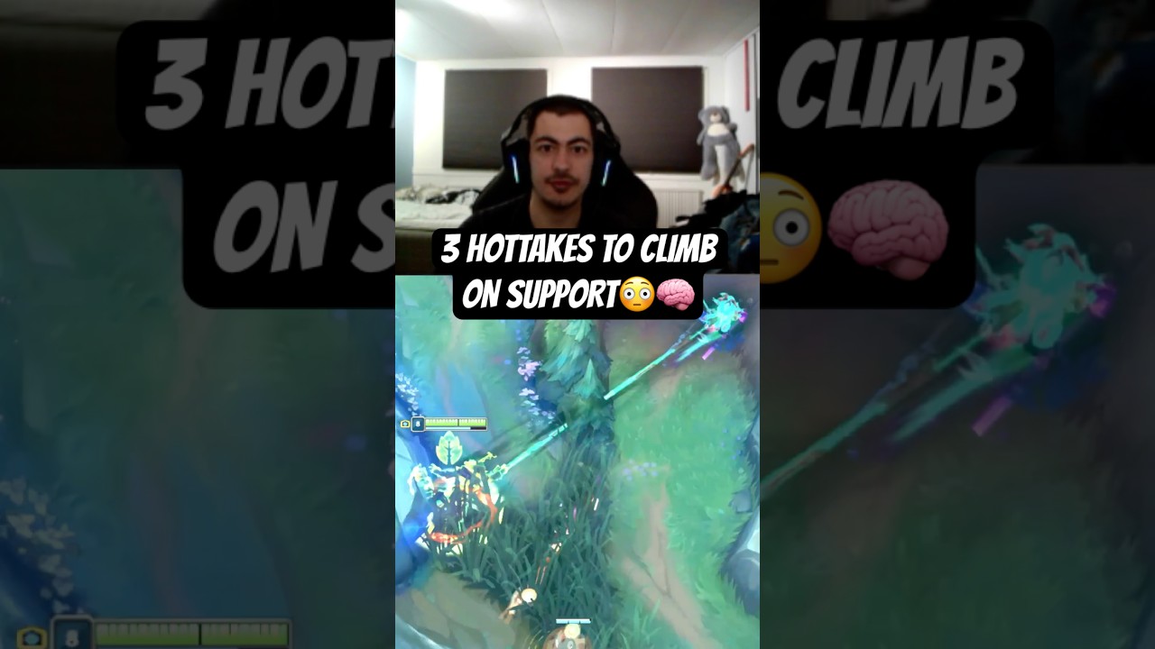 How To Climb And Carry As Support (3 HOTTAKES) ⚡💥 #leagueoflegends  #support #league