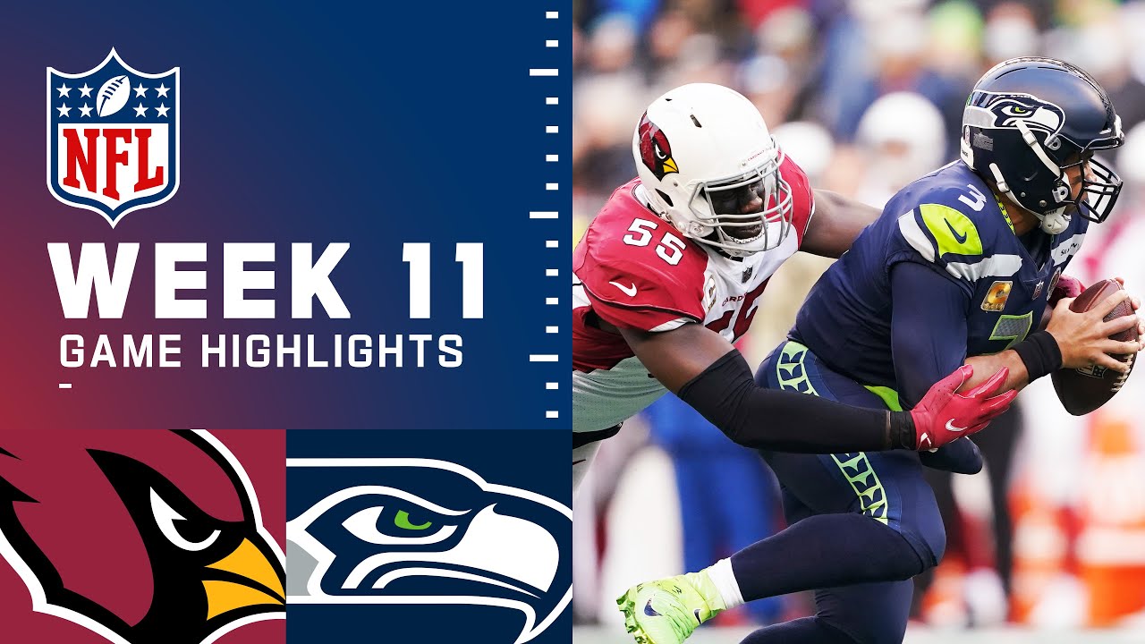 Cardinals vs. Seahawks Week 11 Highlights | NFL 2021