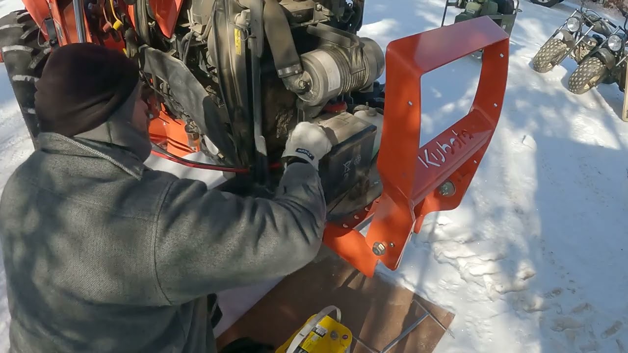 Winching the tractor part 2