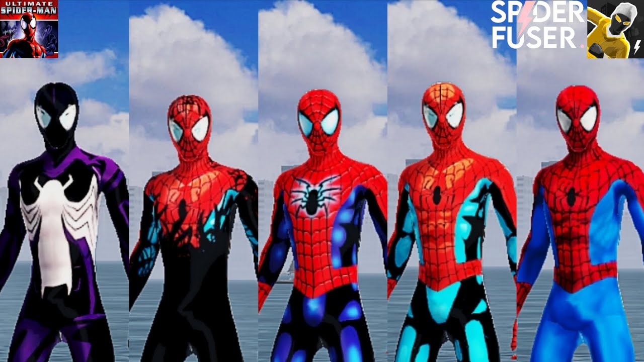 💯 Download Ultimate Spider-Man Suits in Spider Fuser 🔥