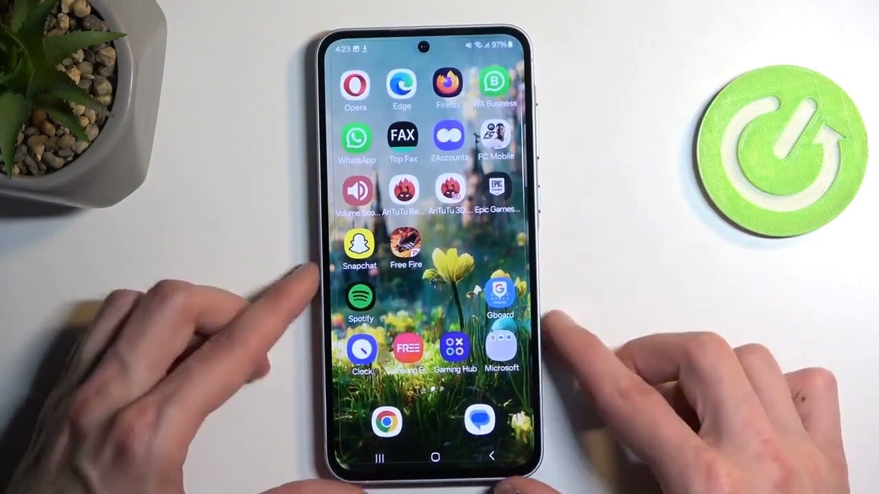 Screenshot machen auf dem Samsung Galaxy A55