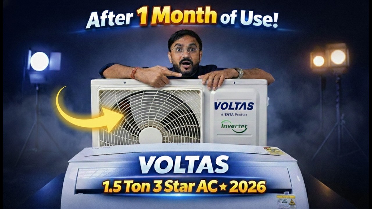 Best Voltas split AC 2026 | Voltas 1.5 Ton 3-Star Inverter AC Review - 2026 | 183V Vectra Prism