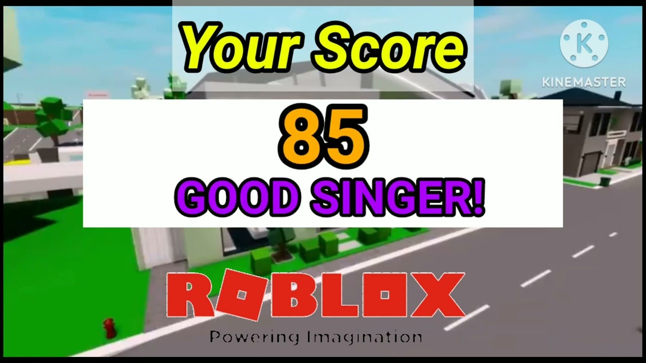 Roblox Karaoke Scoresounds 60-100 (Custom Reactions)