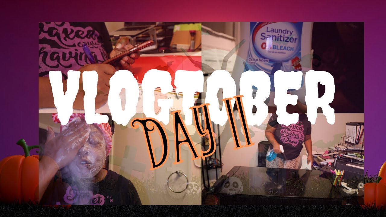 Vlogtober: Organizing My Office Space | Budgeting | Skincare Routine (sorta) 😎