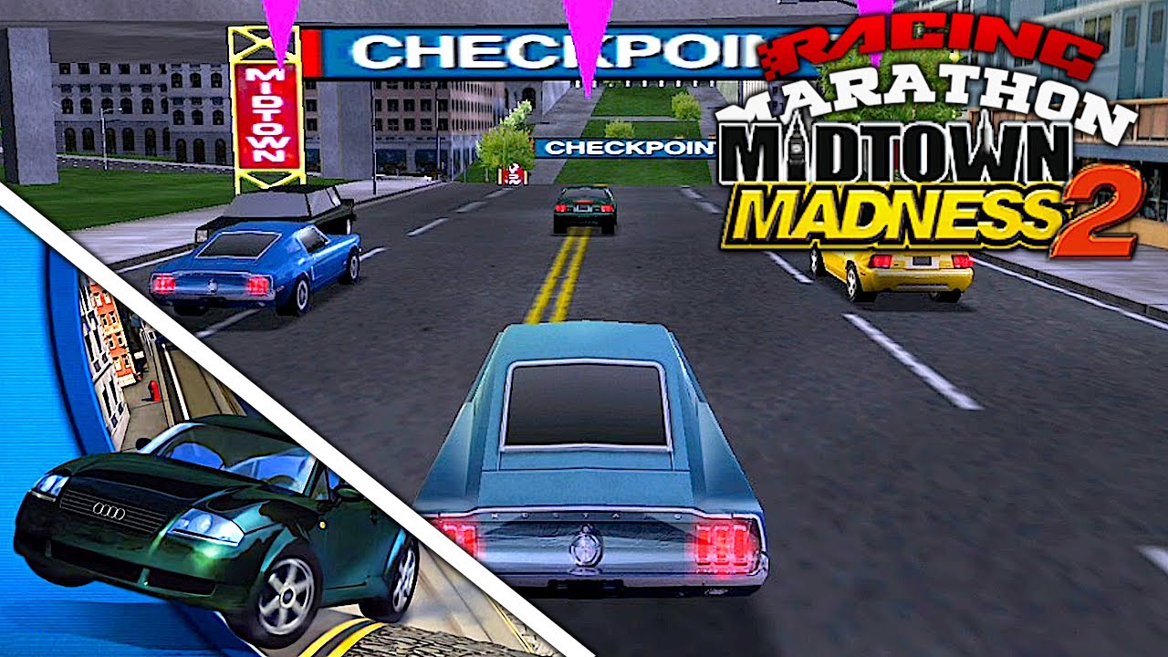 Midtown Madness 1 и 2 — самые сложные классические гоночные игры! | Гоночный марафон 2020 | KuruHS