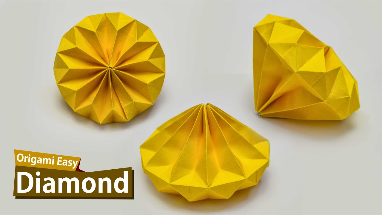 DIY Origami Diamonds💎