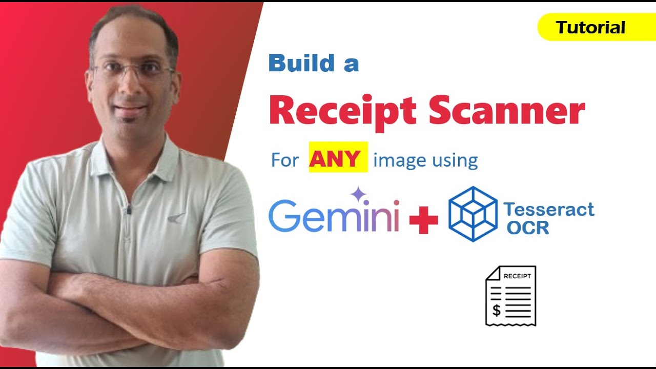 Создание полнофункционального сканера чеков с использованием Tesseract OCR, Gemini AI и Python: п...