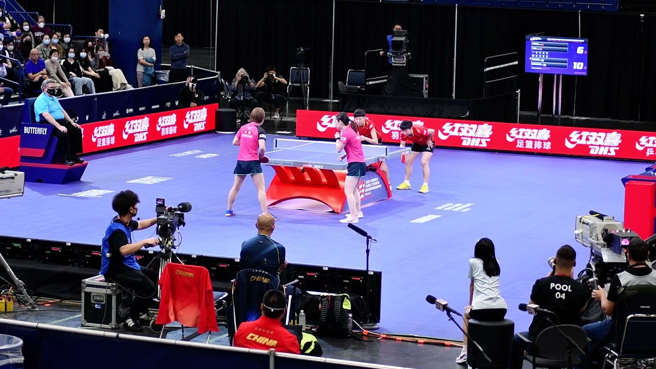 2021 Houston ournament 11-27-21 Wang Manyu/Sun Yingsha vs Kasumi Ishikawa/Miu Rirano Pt.2