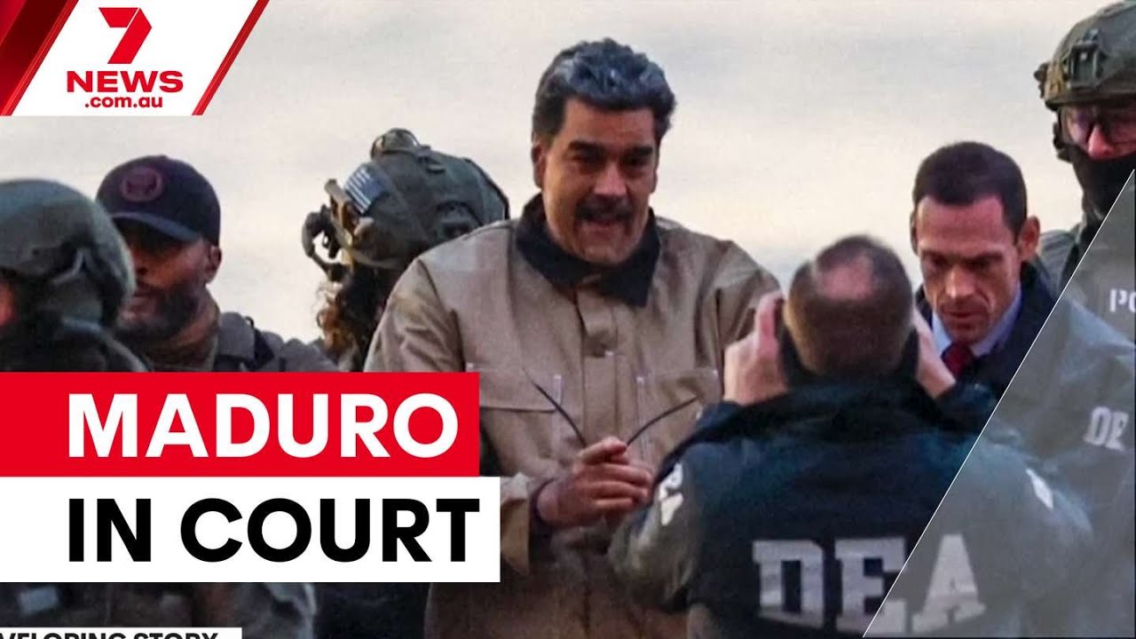Maduro pleads not guilty in New York court | 7NEWS