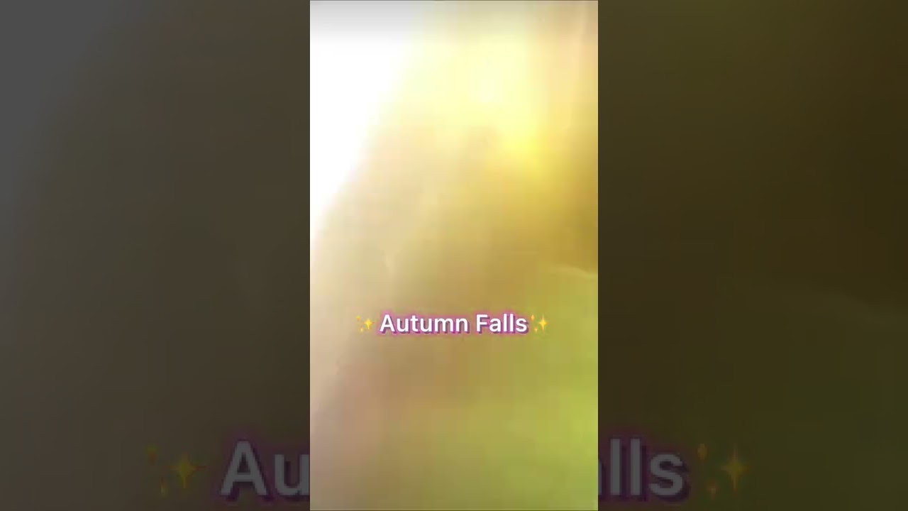 ✨Autumn Falls✨