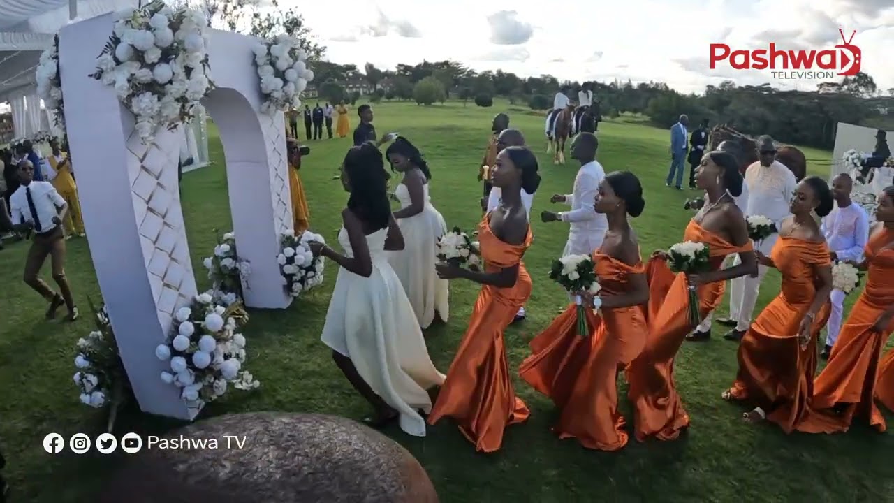 AKOTHEE'S ROYAL ENTY AT THE WEDDING RECEPTION