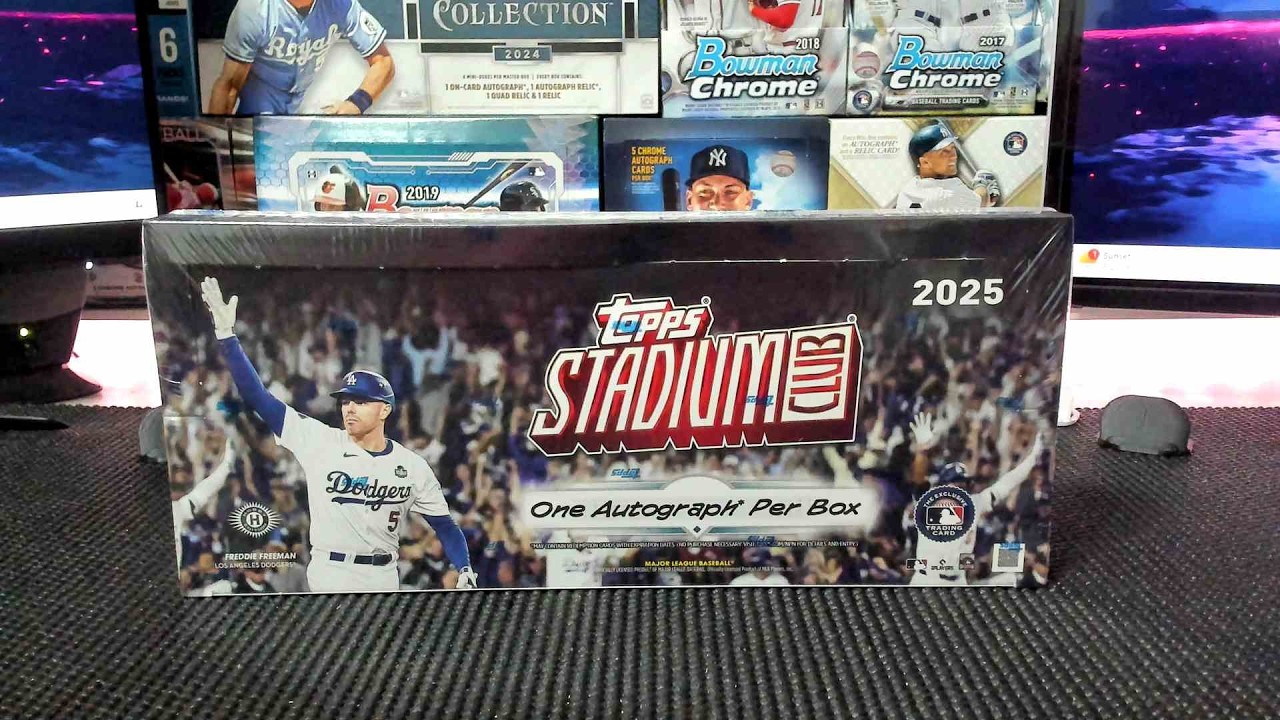 2025 Topps Stadium Club is FINALLY here!! With an extra hit!  Worth the wait???
