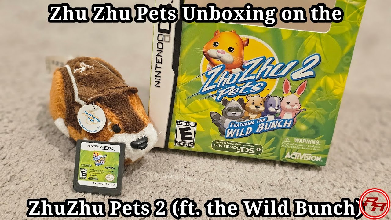 Zhu Zhu Pets Unboxing on ZhuZhu Pets 2: Featuring The Wild Bunch on the Nintendo DS (ft. Nutters)