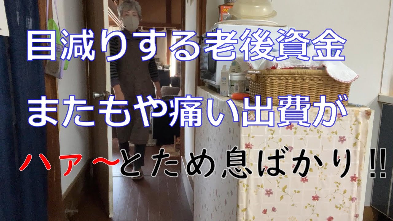 【70代年金生活】大きな出費にため息ばかり出るわ‼