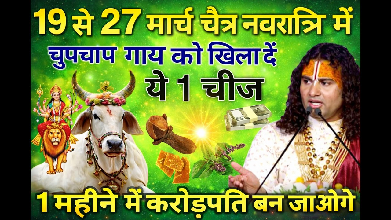 19 से 27 मार्च नवरात्रि में चुपचाप गाय को खिला दें ये 1 चीज | 1 महीने में बनेंगे करोड़पति