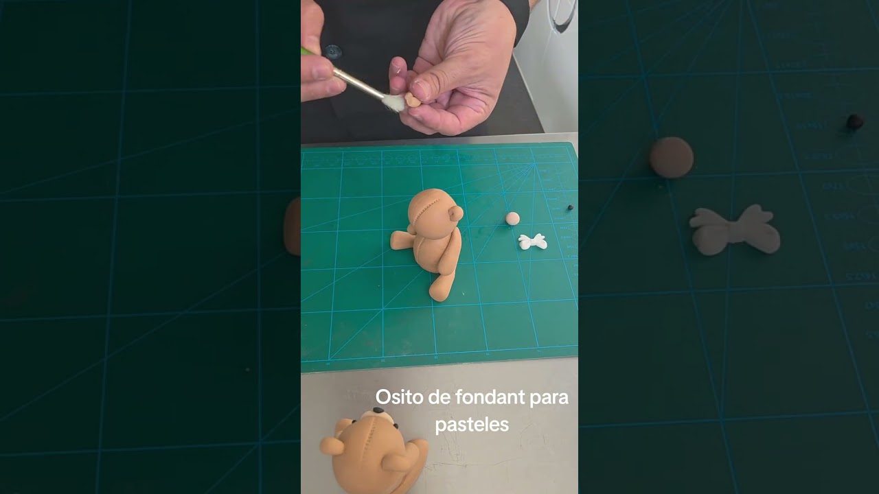 Osito de Fondant para Pasteles