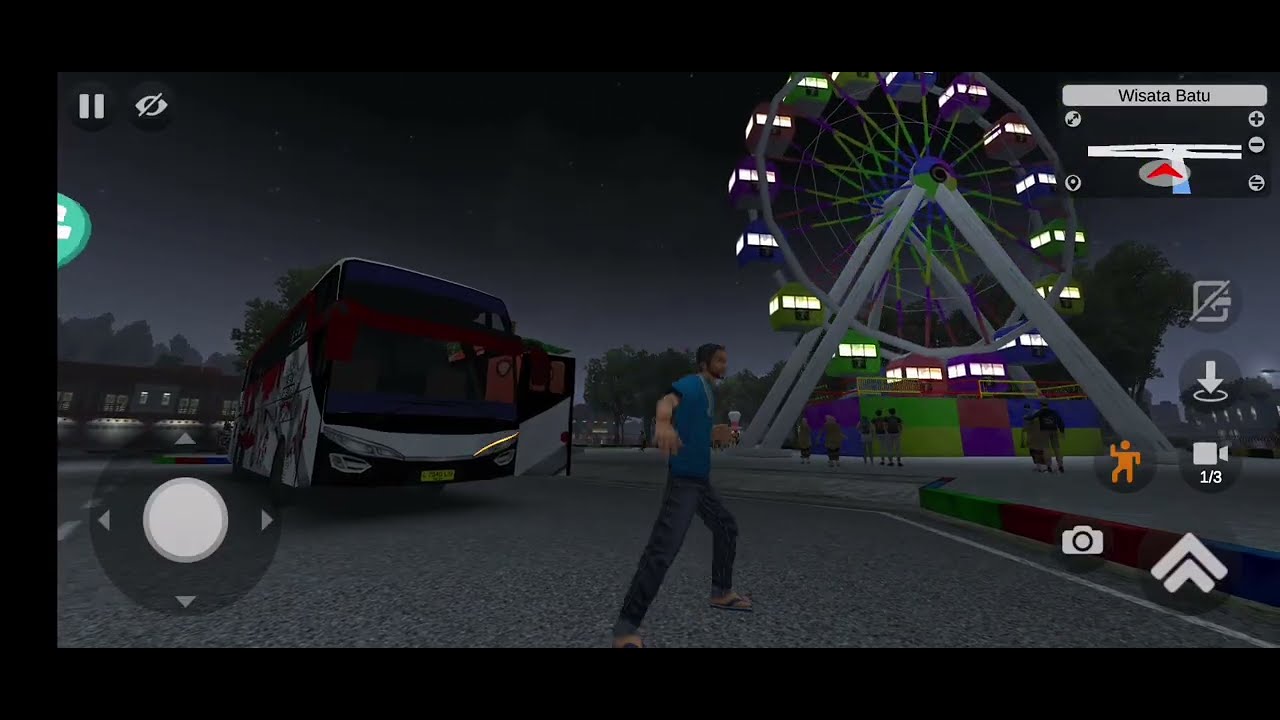 Bus Simulator Indonesian | with Out Stopped  🛑 Driving 2025 |