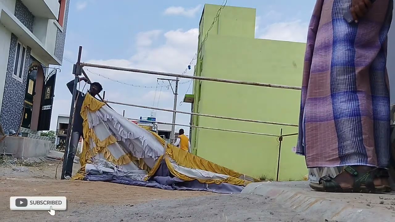 Samiyana panthal and decorators Madurai wedding decoration Low budget decoration house warming party