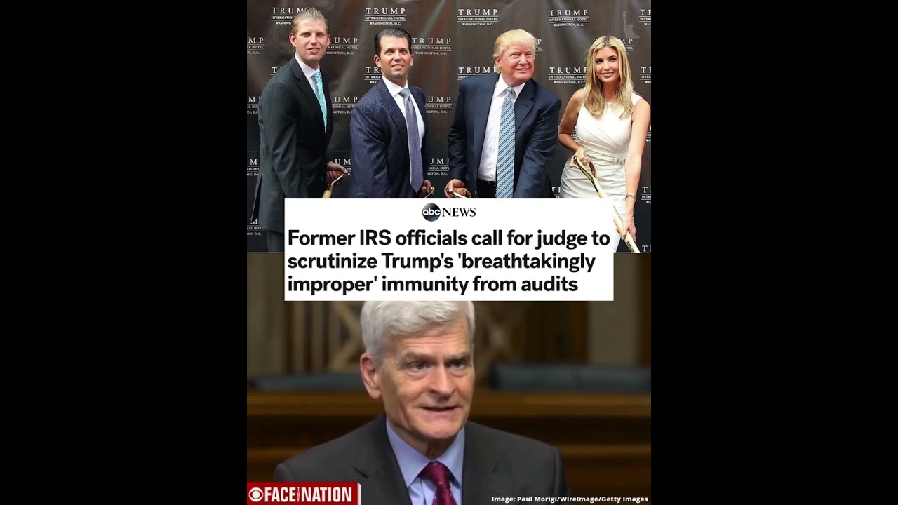 Former IRS Officials DROP BOMBSHELL on Trump Tax Audit Claims 😳 #Trump #IRS #Shorts